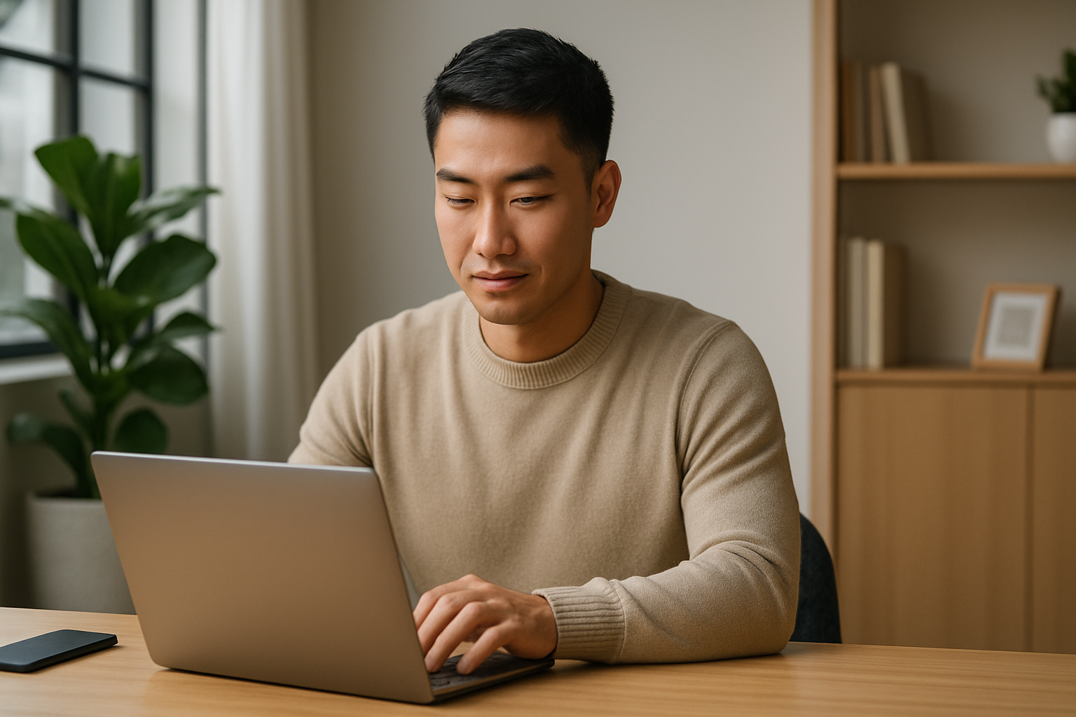 Advertiser reviewing performance dashboards